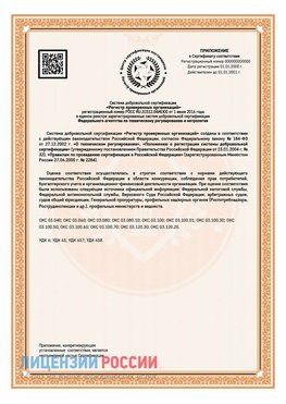 Приложение СТО 03.080.02033720.1-2020 (Образец) Питкяранта Сертификат СТО 03.080.02033720.1-2020